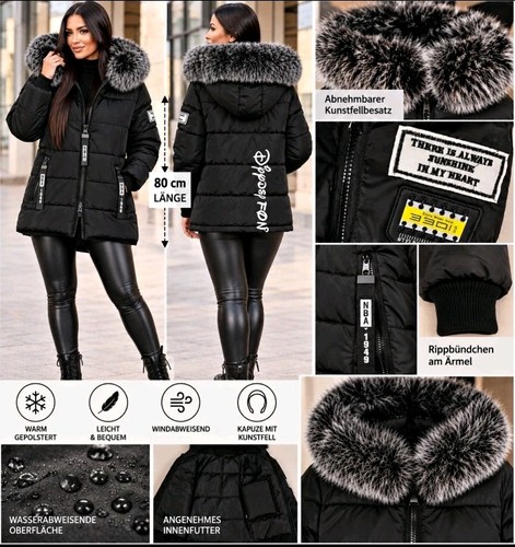 Damen steppjacke wintermantel - damen,
