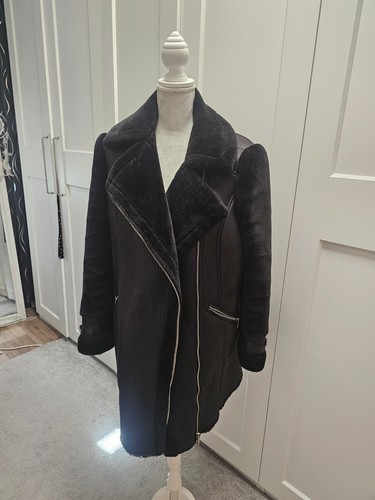 Damenmantel dkny xl schwarz - damenmantel,,