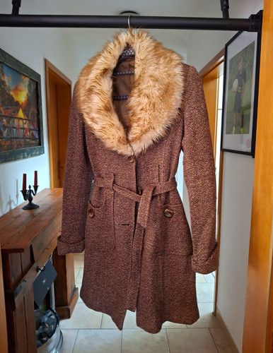 Damen tweed mantel - damen,