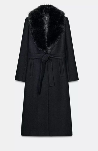 Zara wollmantel mit - zara,