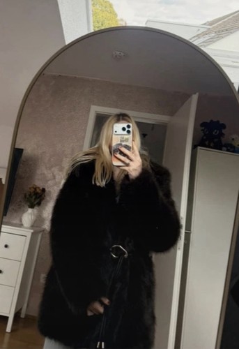 Zara kunstfell mantel größe - mantel,,