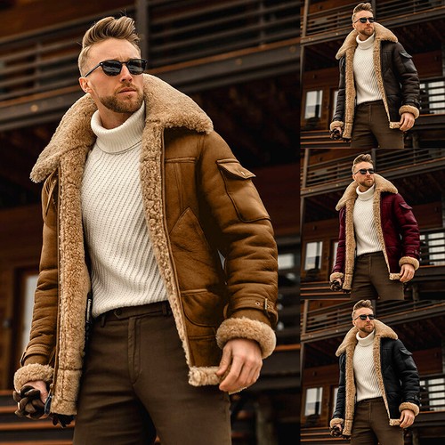 Fliegerjacke aus schaffell - fliegerjacke,