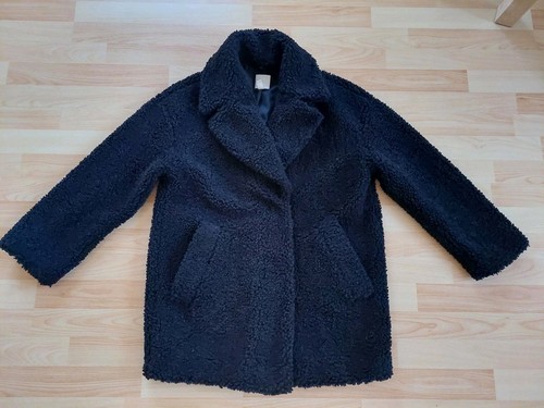 Damen kurzmantel teddy - h&m, damen-kurzmantel