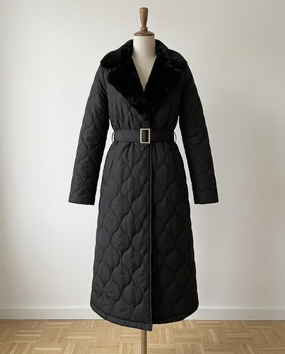 Damen steppmantel schwarz - damen,