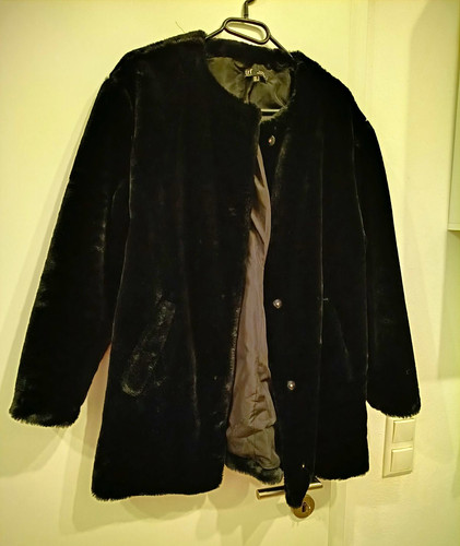 Zara damen mantel kunstpelz - damen,