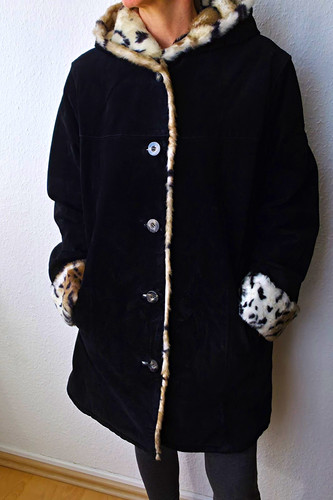 Damen pelzmantel - pelzmantel, –