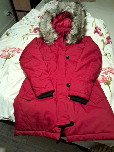 Only damen parka mantel rot - only,