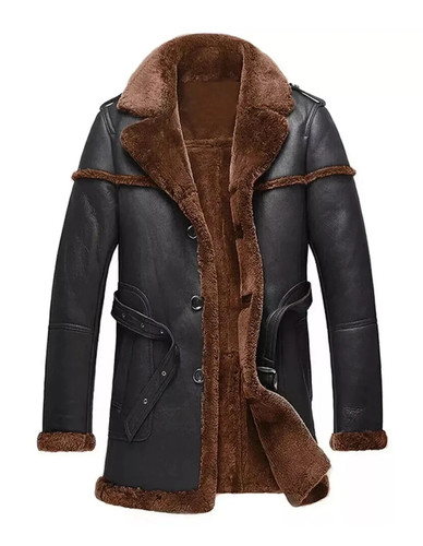 Herren shearling mantel - mantel, echt