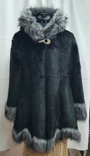 Kunstfell mantel winterjacke - kunstfell,