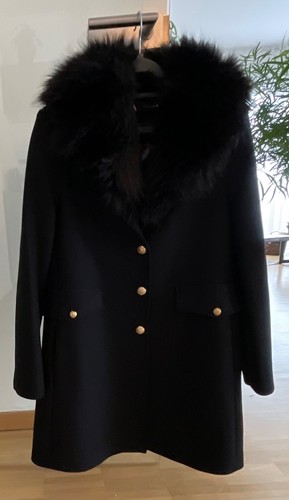 Damen zara wollmantel schwarz - damen,