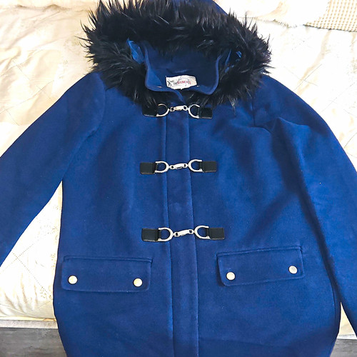 Designer damen mantel blau - designer's,