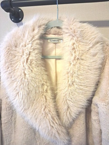 Fashion damen mantel kunstpelz - damen,