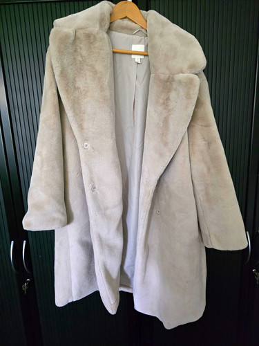 Damen mantel grau lang - damen,