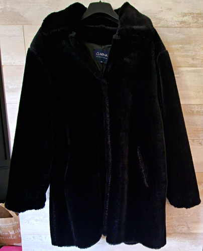 Clarina fake fur damen mantel - clarina,