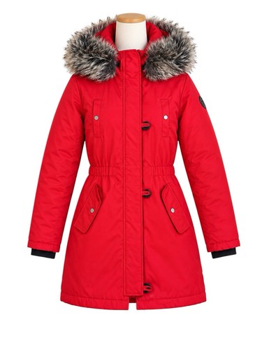Only damen wintermantel - wintermantel, rot