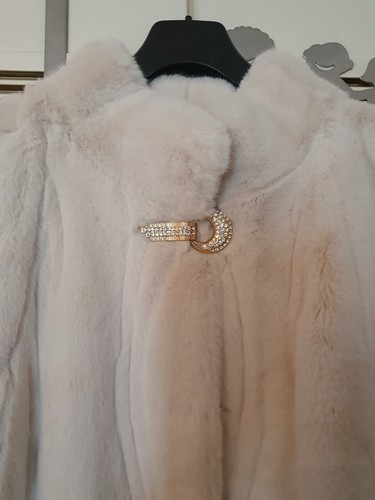 Damen kunstfell mantel - damen,